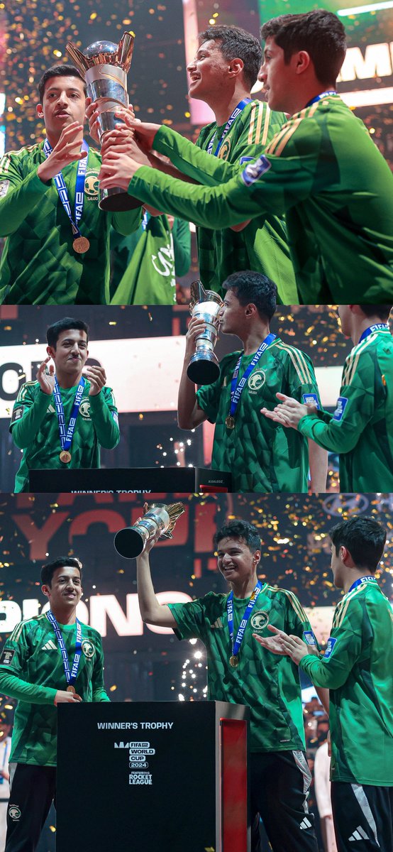 SAUDI ARABIA ARE FIFAe WORLD CUP FEATURING ROCKET LEAGUE CHAMPIONS !! 🇸🇦🏆

#FeWCRL