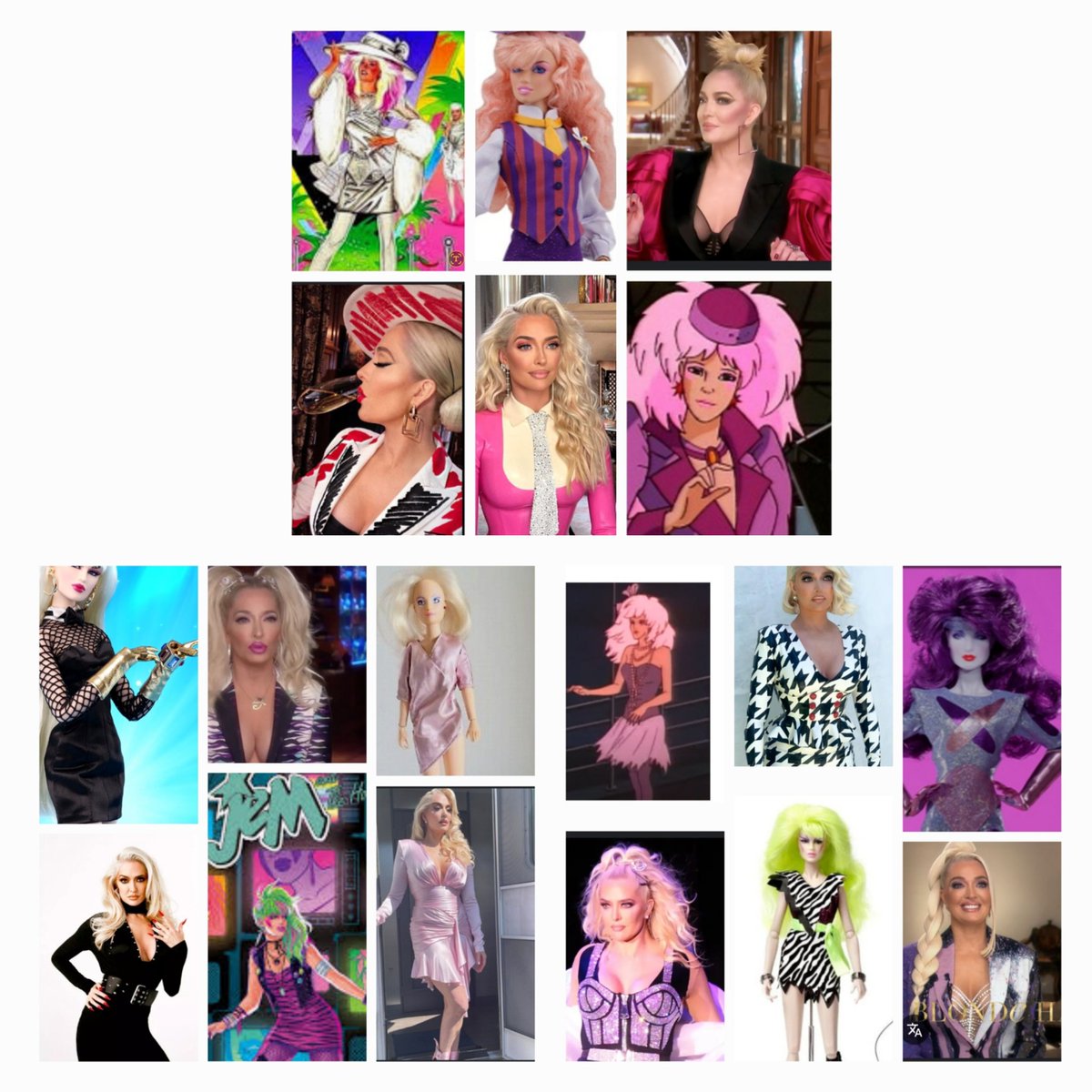 1Melissathebee's tweet photo. @Andy next time you have Erika Jayne on, ask her if Jem from Jem and the Holograms is her inspiration. I mean, I get it. I'm close in age, with Erika. I loved Jem as a kid, too. 😆 https://t.co/FQMmC3koet