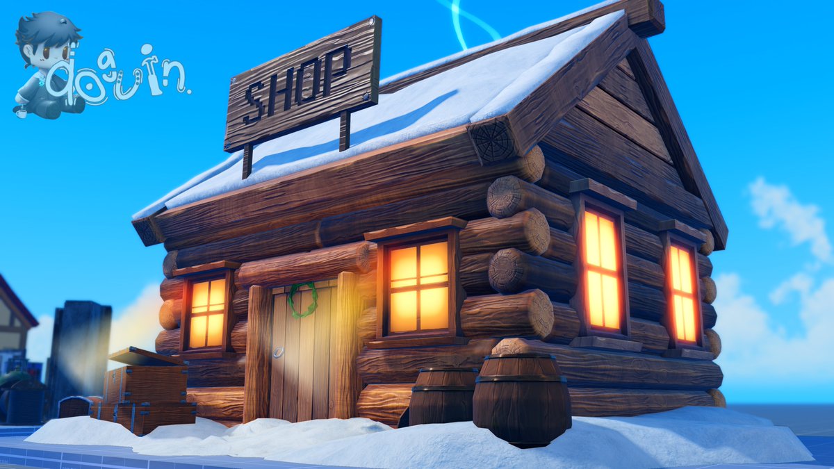 BuilderDoguin's tweet image. Small stylized cabin shop I made today

#Roblox #RobloxDev #DesenvolvedorRoblox
