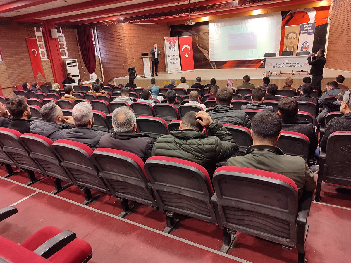 bilalaksoys's tweet photo. 2024 yılı İşyeri temsilciler eğitimi toplantımızı gerçekleştirdik.Emeği geçen,katılım sağlayan başta şube başkanımız @AbdullahCati Cizre ilçe başkanımız @irfan_elgun ilçe yönetimimize ve işyeri temsilcilerimize teşekkür ederiz.Niyet hayır,akıbet hayır olur inşallah.
@_aliyalcin_ https://t.co/SDMKvCuUM0