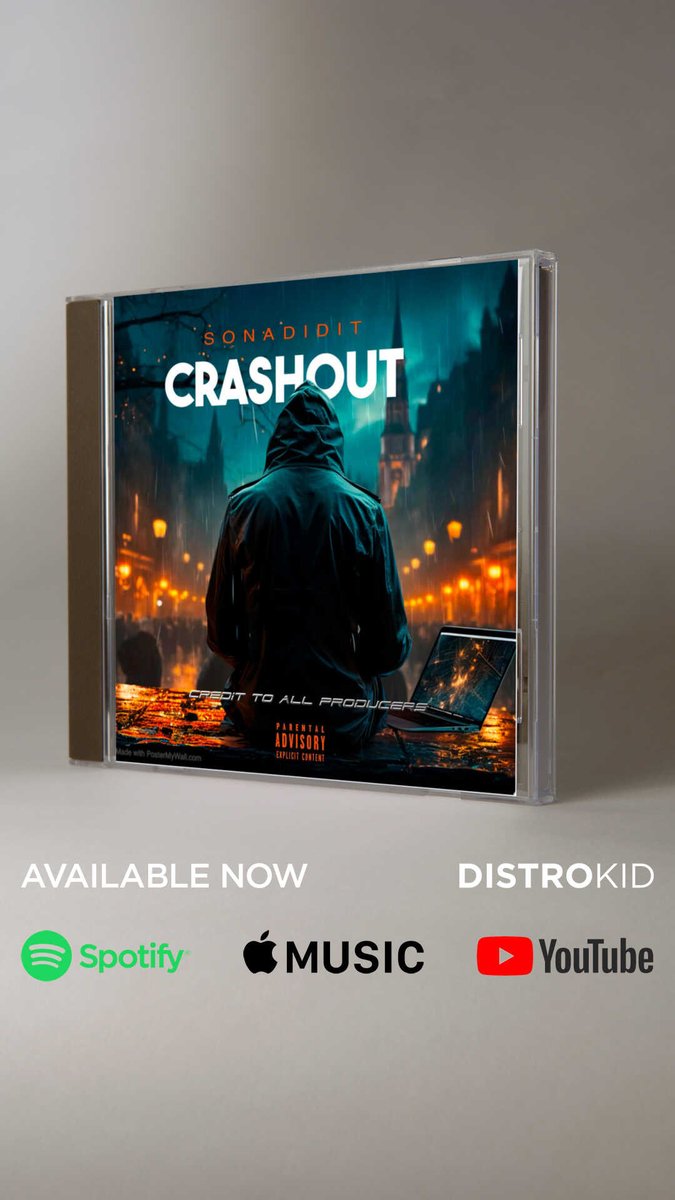 RaheeHenderson's tweet photo. Check out my new album "CRASHOUT" distributed by @DistroKid and live on Spotify! https://t.co/CYLtOMhjIP https://t.co/2wpAEMAoIL