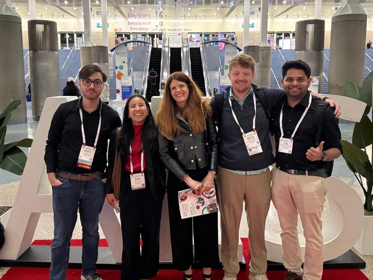 Having an amazing time at #AES2024 so far! 🎉 Always a fun time connecting with incredible friends and colleagues! Great science and great company! 🧠💖