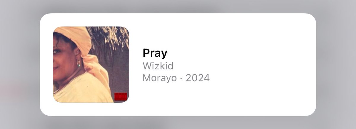1BENNY7G's tweet photo. “pray” by wizkid. https://t.co/mF1JwH2wGl