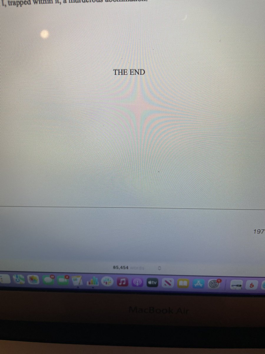 Finished the first draft of my new novel. It was a difficult process. I don’t know if it’s good or I’ve lost my mind, and that is the scariest part. #horror #newnovel #WritingCommunity