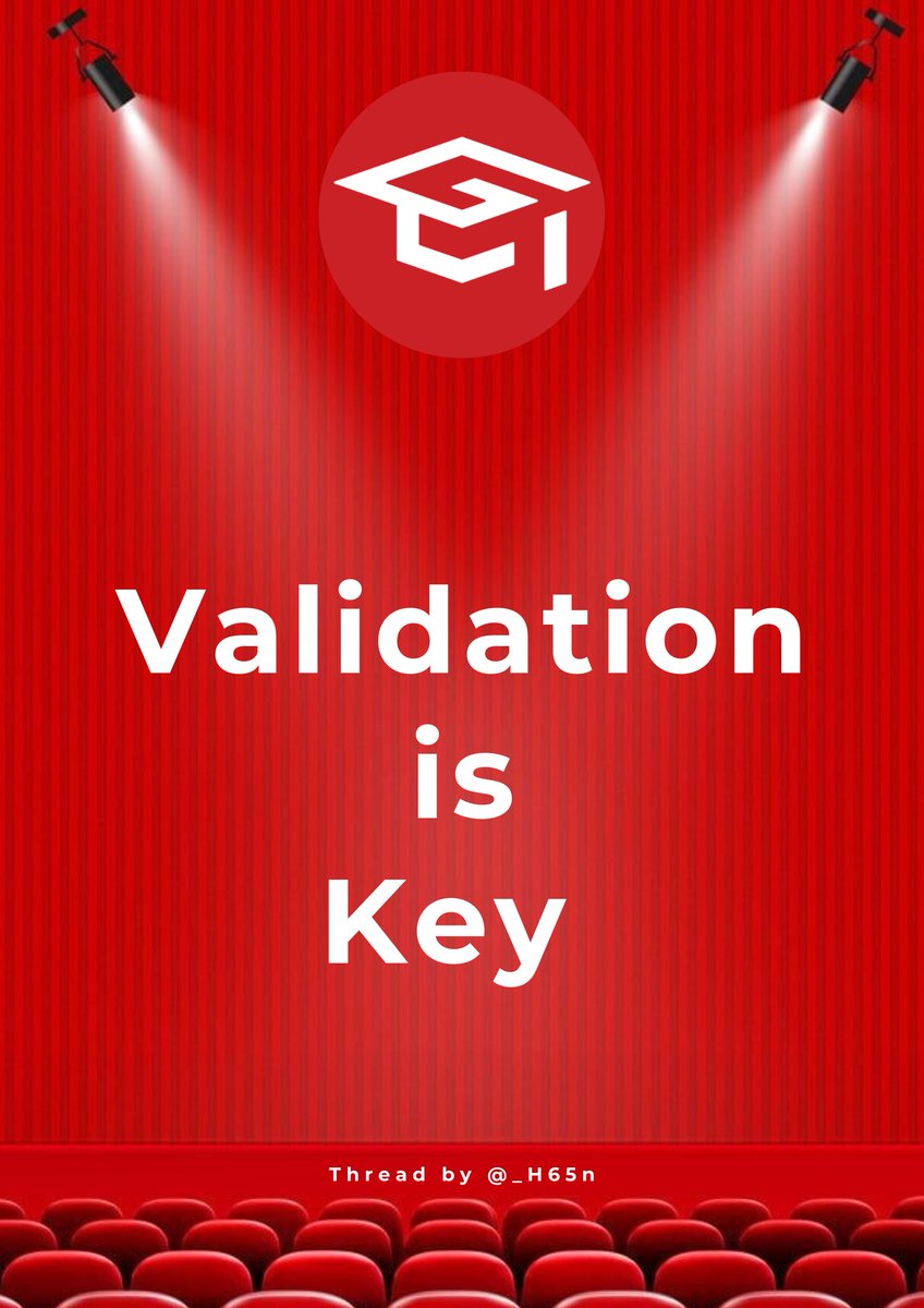 _ThePenSlinger's tweet photo. Did you know that over 90% of cryptocurrency transactions rely on the validation process to ensure their security & authenticity?
Validation plays a crucial role in the world of blockchain technology.
๐งต๐ป
@GreedAcademy #GreedEdu #ValidationIsKey https://t.co/3OBdOWuQcc