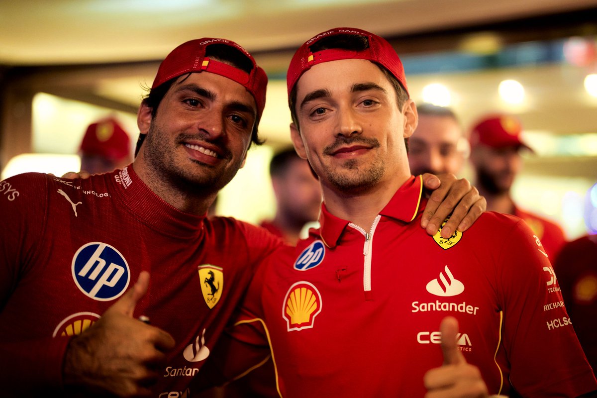 leclercsletters's tweet photo. CHARLES &amp; CARLOS, for carlos' farewell https://t.co/Q6f53rNuD4