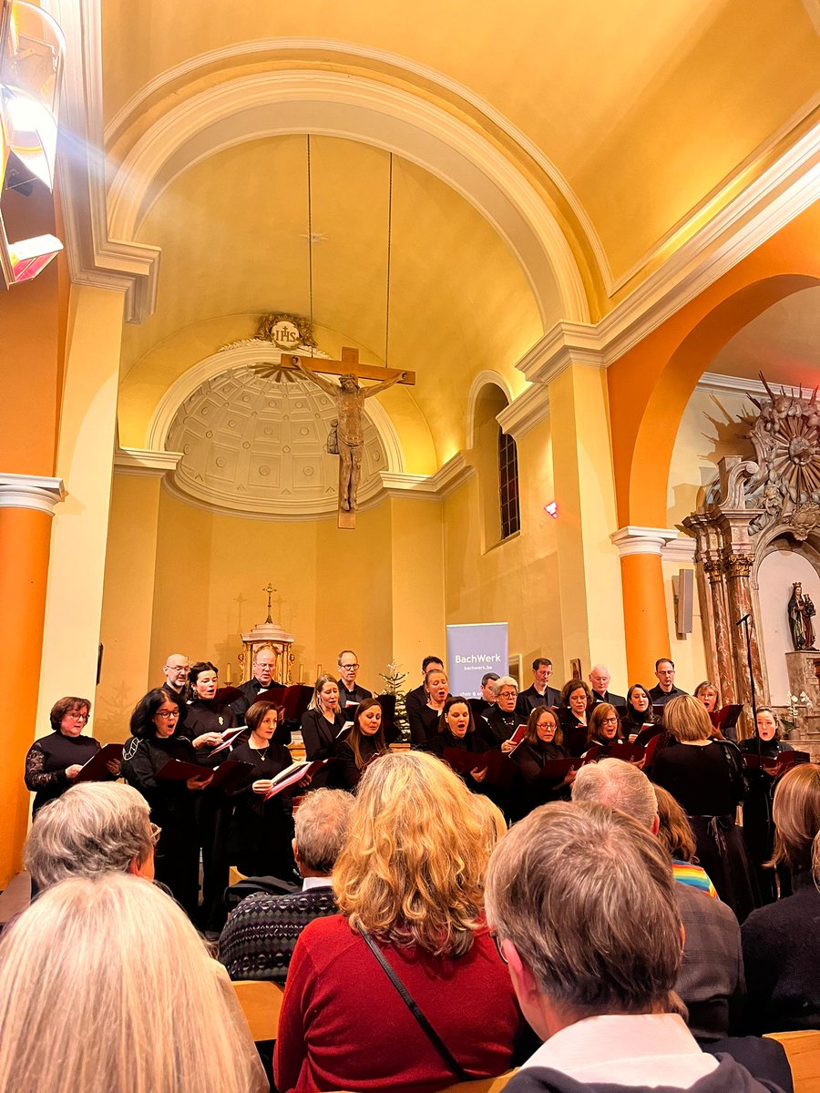 bachwerk's tweet photo. Sold out Christmas concert last night 🙏🎶🎄 Interested in joining us: https://t.co/btjRfLHmSB #choir #brussels https://t.co/RWz6gwk2KJ
