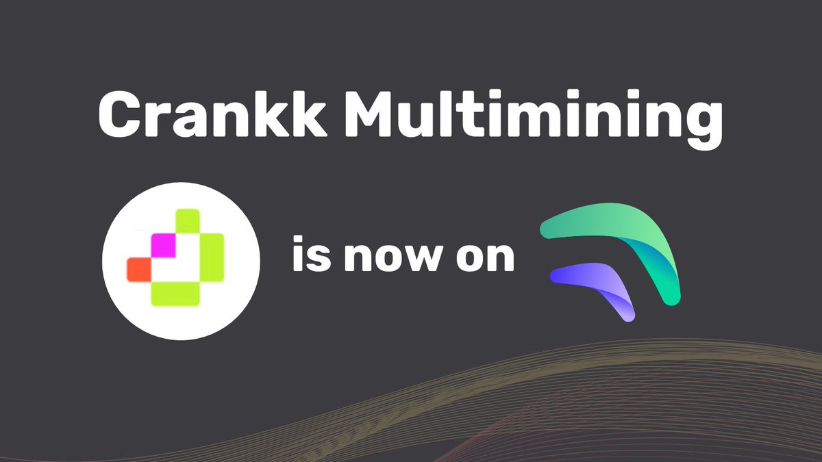 crankk_io's tweet image. Crankk added @FunctorNetwork to the One-Click Multimining Solution!

How to participate:
1.Like this post ❤️
2.Retweet 🔁
3.Quote the individual post from the thread with the following hashtags: #crankk #functor #Multimining