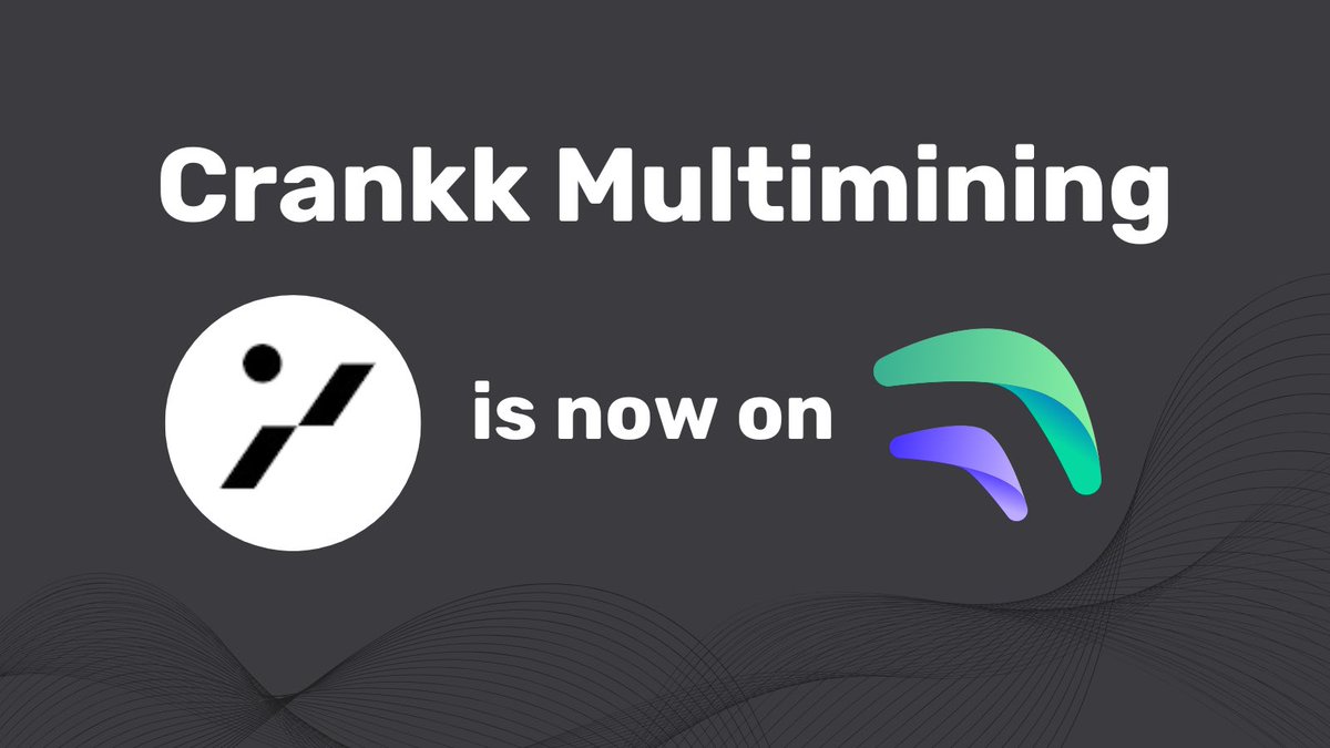 crankk_io's tweet image. Crankk added @Gradient_HQ to the One-Click Multimining Solution!

How to participate:
1.Like this post ❤️
2.Retweet 🔁
3.Quote the individual post from the thread with the following hashtags: #crankk #gradient #Multimining