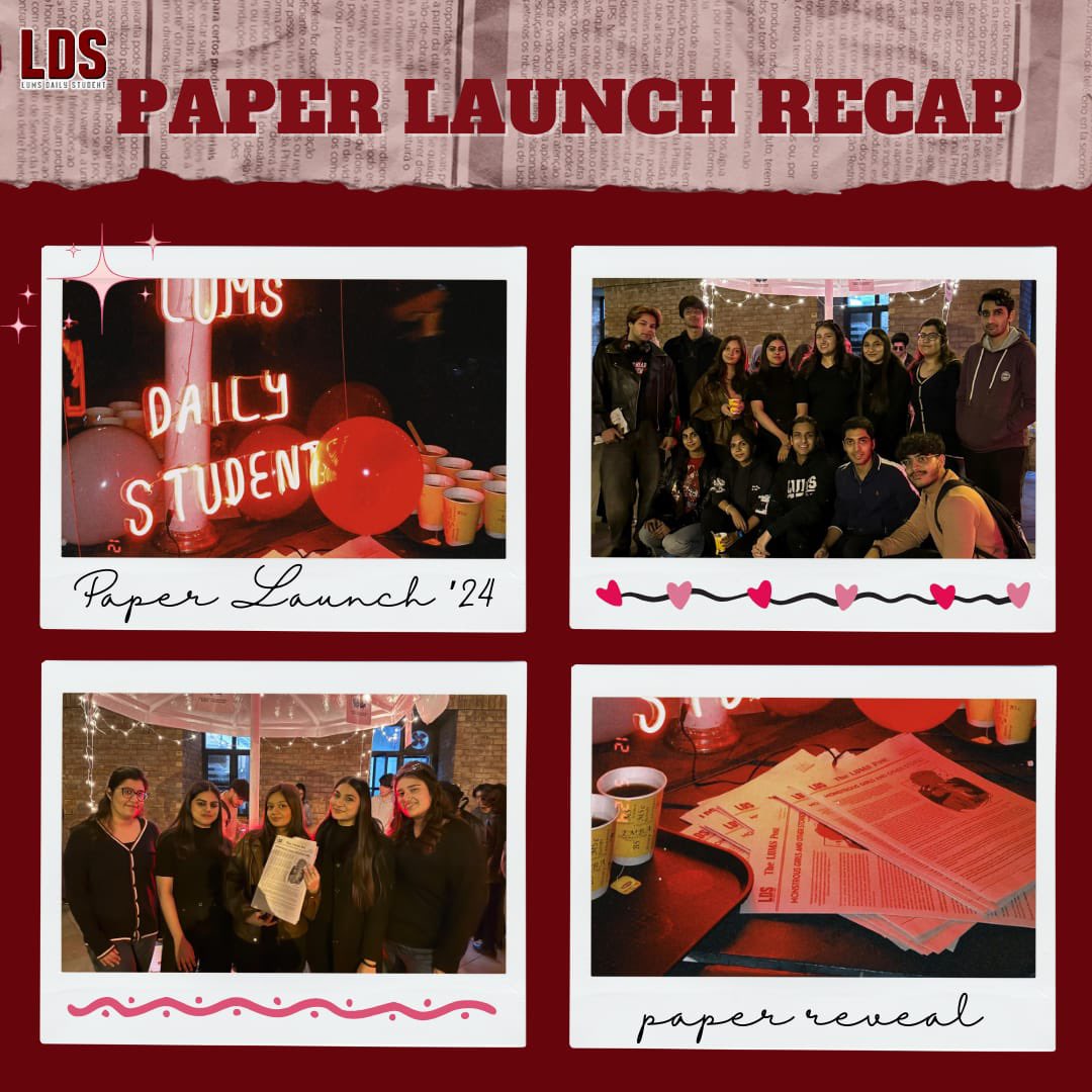 TheLUMSPost's tweet photo. The LUMS Post is out-in print!
Check out these highlights from an amazing day, and if you haven't read our latest edition yet, head to the link in our bio! https://t.co/7ACRzCKJeC