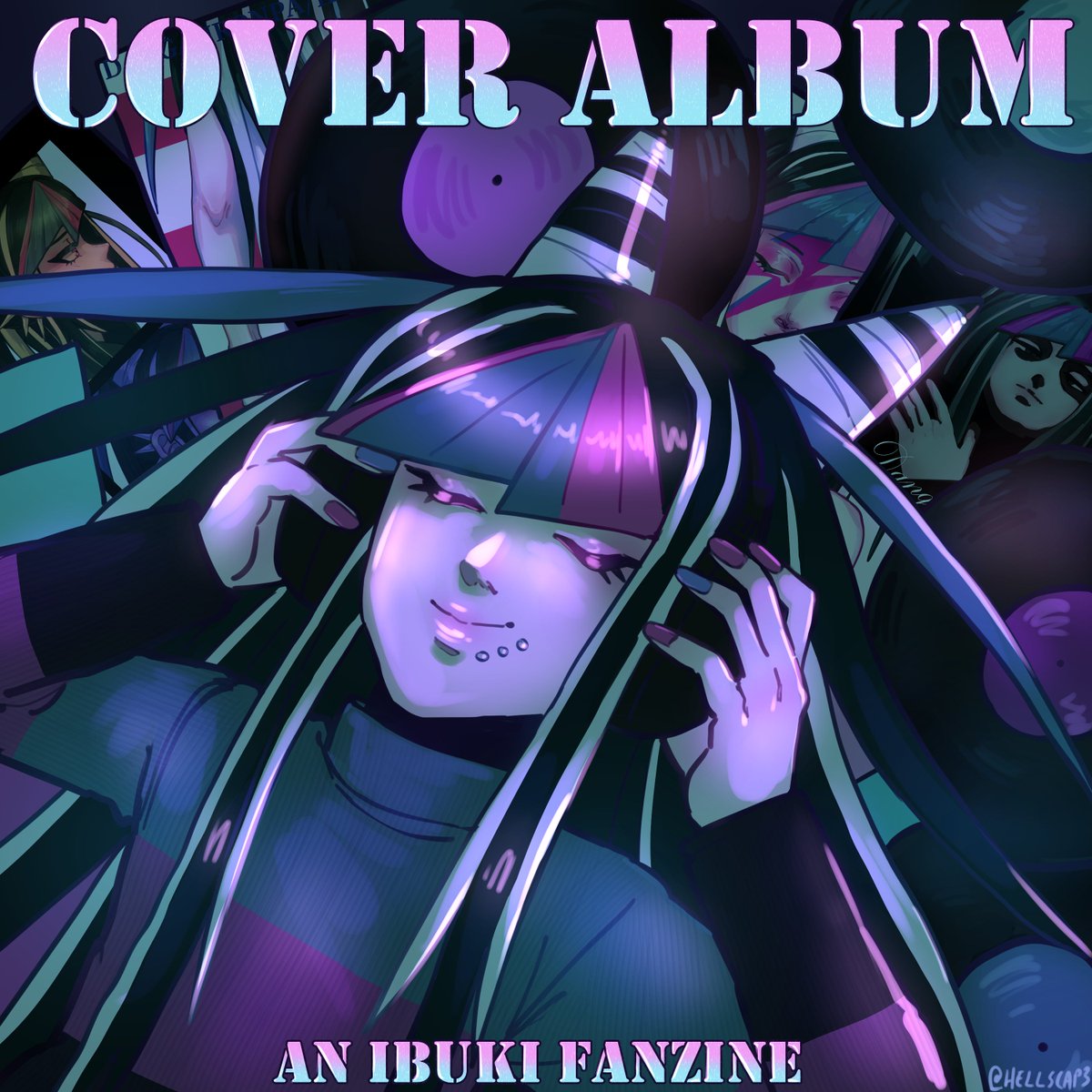 💫IT'S TIIIIMEE!!💫
The #Danganronpa Zine Club's FIRST ever bimonthly zine, Cover Album, is now available. And the best part? It's freeeeee!! 
The theme of this zine was #IbukiMioda through the lens of our favorite albums.
Link in the replies!