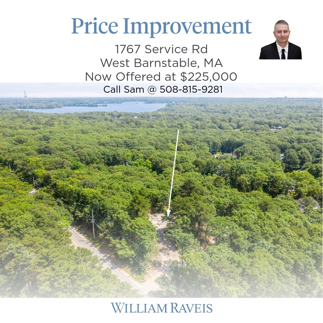 Sam_Amara_'s tweet image. 🚨Now Offered at $225,000🚨

Contact:
Sam Amara
Realtor at William Raveis
Phone: 508-815-9281
Email: sam.amara@raveis.com

#capecodrealtor #capecodliving #williamraveisrealestate #capecodhomesforsale #landforsale