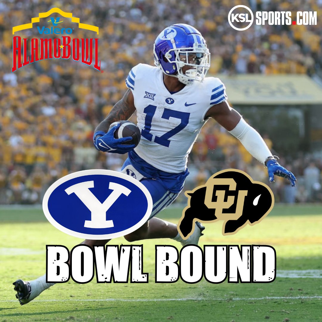Bowl Bound! 🎉

#BYU football will take on Colorado in the <a href="/valeroalamobowl/">Valero Alamo Bowl</a>. 

#BYUFootball #GoCougs #Big12 

kslsports.com/532916