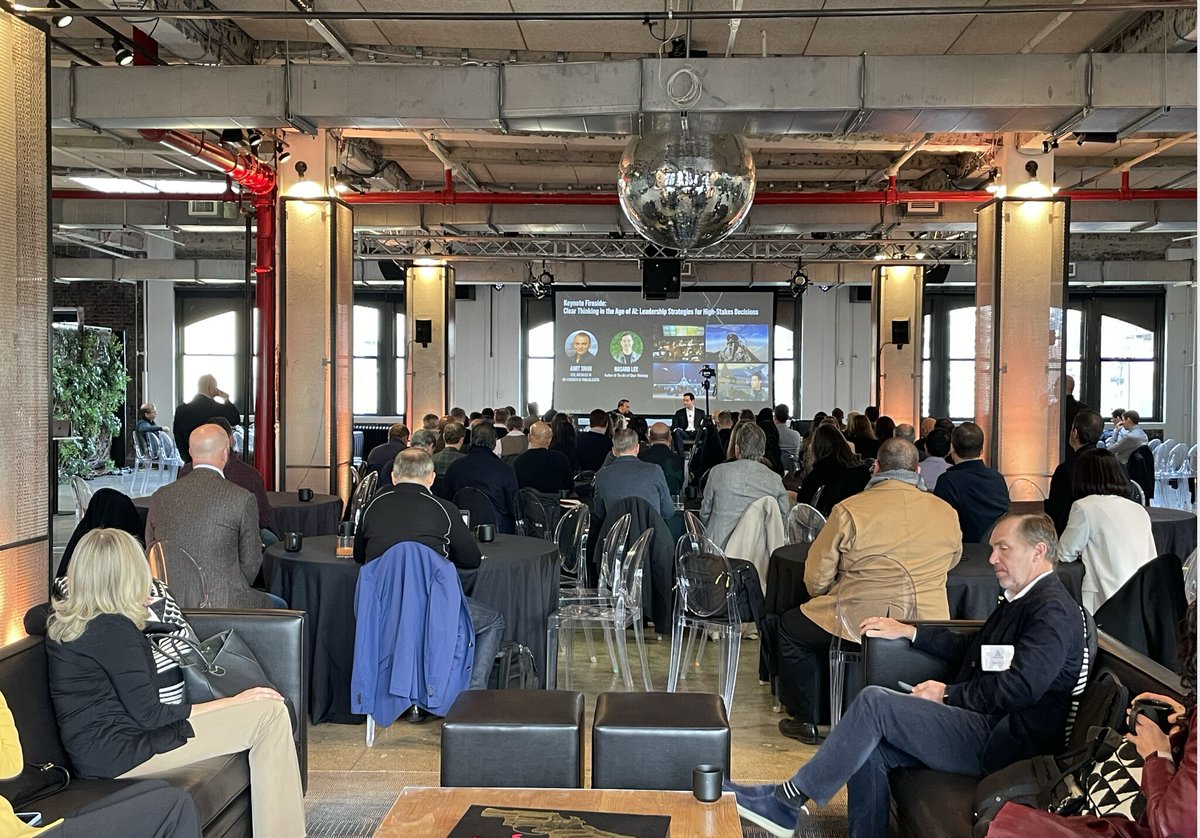 It was so great to discuss the intersection of human and AI decision-making at the AI Trailblazers event in NYC.

In an era where AI is transforming industries at an unprecedented pace, the ability to make clear, decisive decisions is more crucial than ever.

Congrats to
