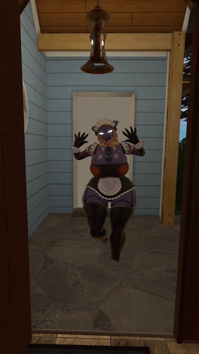 "Hello!~ It's your friendly Wisp maid service here to clean your house!~ 

You did order me right?~