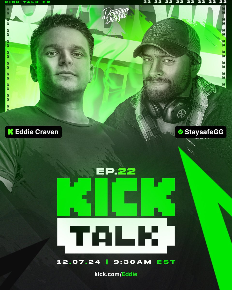 Svntvmvriv's tweet photo. Happy Sunday! If you’re a Creator on any platform you gotta watch this episode of KICK Talk. Focused on the mind blowing earning potential of KCIP. KICK’s program that pays Creators to Stream. @StaySafeWarlock talks with our CEO @StakeEddie. Episode link in comments. https://t.co/ZE3aJ7ggz4