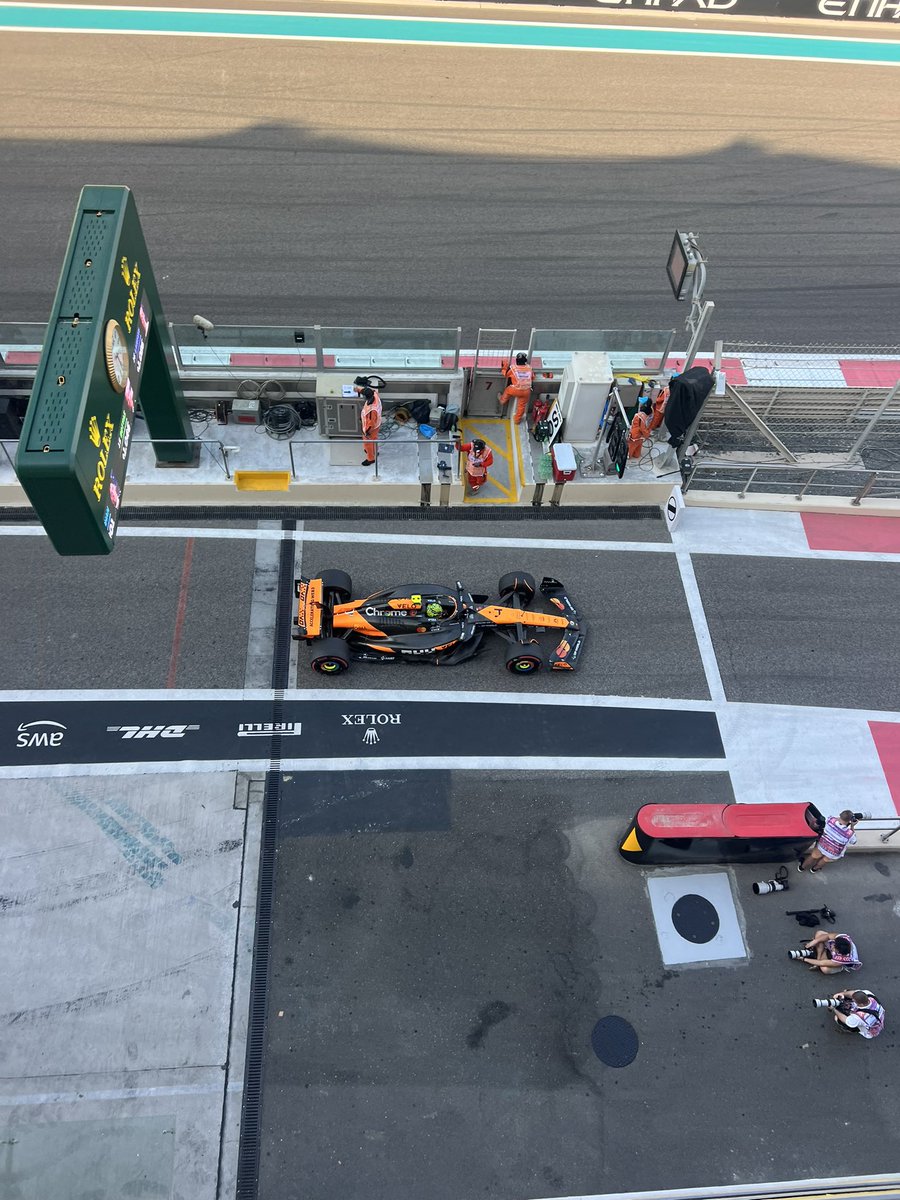 Aly's tweet image. Awesome weekend with @okx in Abu Dhabi! Congrats @McLarenF1 on the first constructers cup in 26 years! #OKX