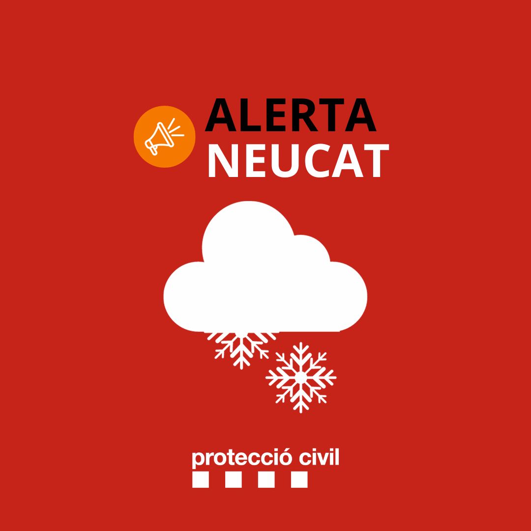 Es manté en Alerta el pla #NEUCAT de #ProteccióCivil per la nevada ❄️ prevista fins dilluns a la nit a la Val d’Aran, Pallars Sobirà i Alta Ribagorça 

Es manté l'obligació de cadenes a diverses carreteres del Pirineu i talls a la C-28, BV-4031 i BV-4024