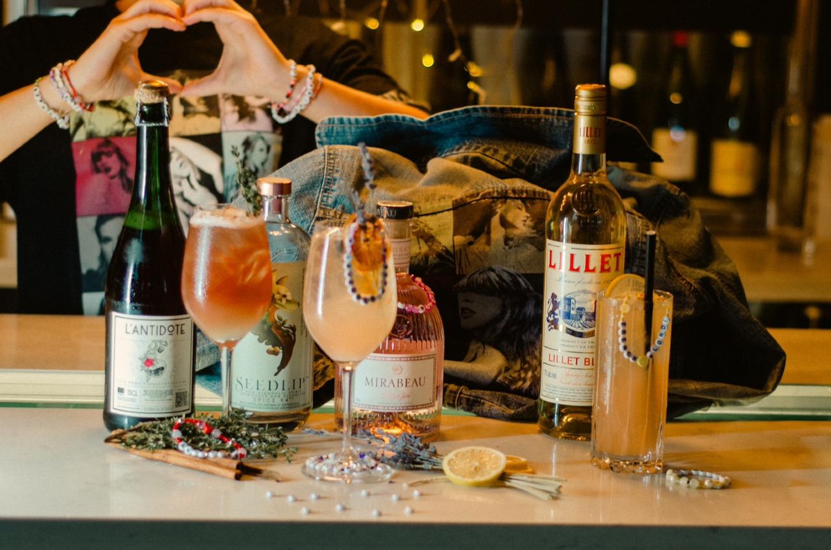 The final night of Taylor Swift’s Vancouver Eras Tour is here! 🎤✨ End the weekend with a toast from our Happy Era menu, 3-5 PM! 💜 Enjoy Lavender Haze, French Blonde, or Antihero cocktails before the show. We’re just a 12-min walk from BC Place! 💕🎶 #ErasTour #TaylorSwift