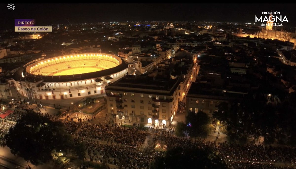 GiuseppeMontoto's tweet photo. Espectacular la realización de @canalsur y las imágenes para la historia que nos deja de #Sevilla con la retransmisión de la #MagnaSevilla2024 👏🏻👏🏻👏🏻 https://t.co/TVBQvfi4bw