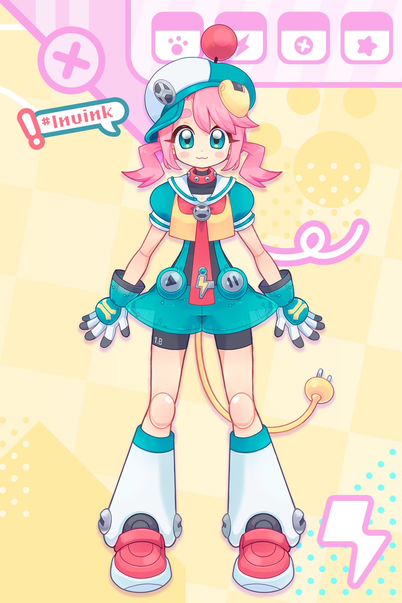Asuinui's tweet photo. ⚡️🐾 Hello humans! You can call me Asu! I'm a robot dog vtuber and I'm (almost) ready for my debut this December 15th! I hope you like my model, I made it myself! (੭•̀ω•́)੭̸* https://t.co/zDE8LdBF7T