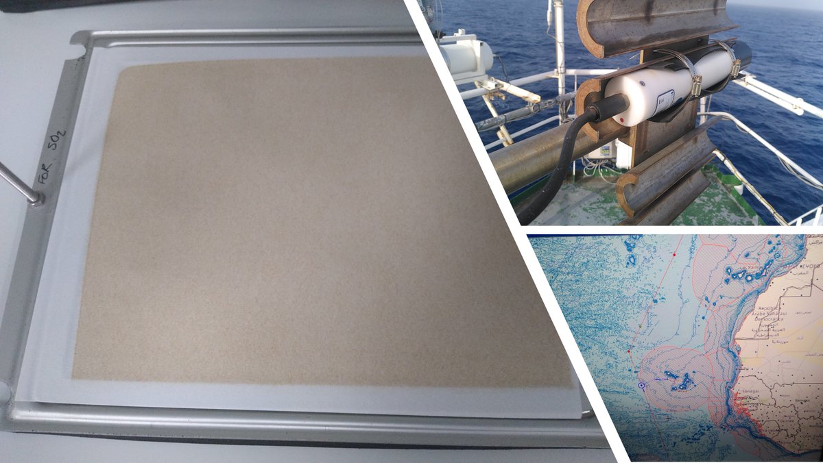 Atlantic Meridional Transect (AMT) (@amt_ocean) on Twitter photo Just off Cape Verde and getting a lot of dust from the Sahara on the aerosol filters, that has even settled on the tails of the optics sensors. #JC272, <a href="/PlymouthMarine/">Plymouth Marine Lab</a>, @CLASS_UKRI, #AMT31, #NEODAAS Just off Cape Verde and getting a lot of dust from the Sahara on the aerosol filters, that has even settled on the tails of the optics sensors. #JC272, <a href="/PlymouthMarine/">Plymouth Marine Lab</a>, @CLASS_UKRI, #AMT31, #NEODAAS