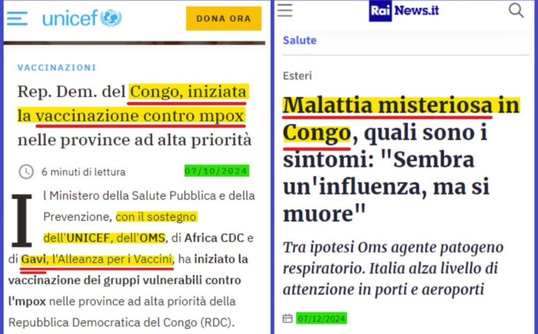 Livythinker's tweet photo. Ad ottobre in Congo erano iniziate le vaccinazioni contro il mpox giusto? https://t.co/7bwh8abLIc