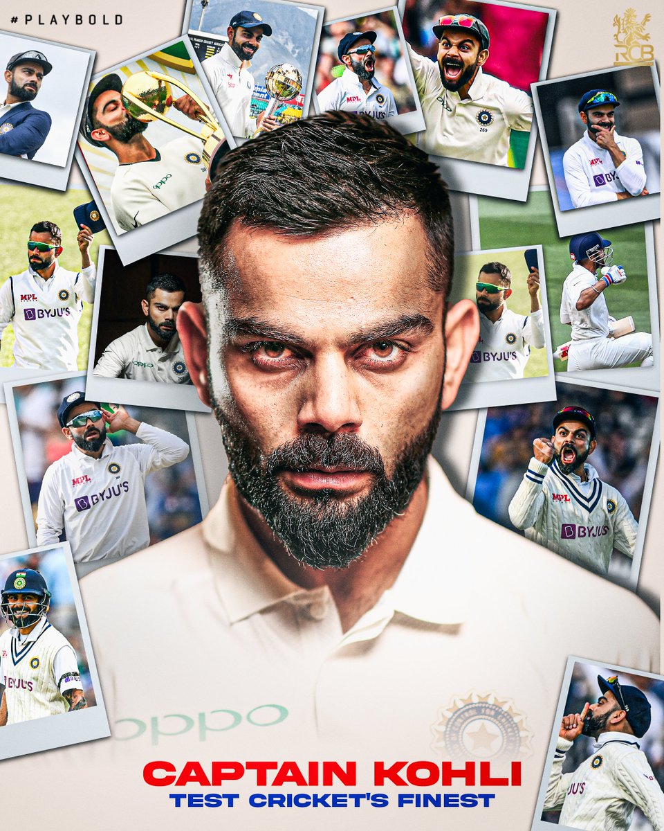 RCBTweets's tweet photo. The legacy of Captain Kohli started #OnThisDay in 2014! 🌟

Virat took the reins as 🇮🇳’s Test captain, setting the stage for a new dominating era in Indian cricket. 🙌

#PlayBold #ನಮ್ಮRCB https://t.co/znFDTNc7Ti