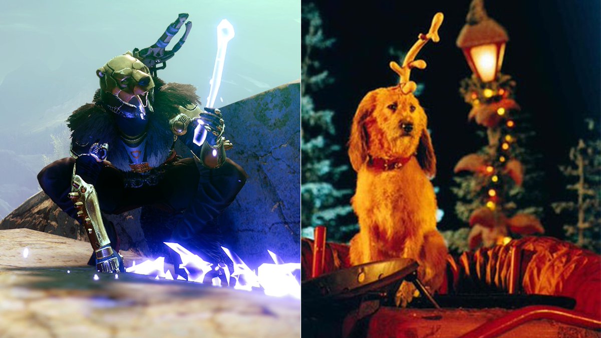 CaseyRoo_'s tweet photo. ❄️ Coming soon to a Dawning near you! ❄️

🎵 You’re a mean one, Mr. Guardian🎵
  🎵You really are a heel🎵
 🎵 You’re as cuddly as a baby screeb🎵
 🎵You’re as charming as an eel, Mr. Guardian🎵

#DawningFashion #Destiny2Fashion #destiny2 @Destiny2Team 
@AtlasZLR @bansheebotpete https://t.co/tKtfg6ca2Y