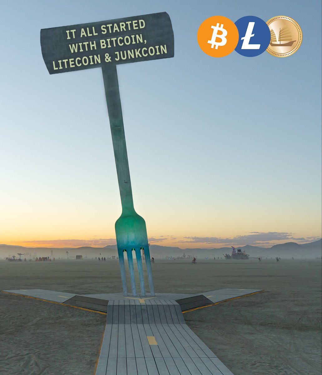 junkcoin_JKC's tweet photo. In crypto, forks are the Great Filters of innovation.
Few coins survive, even fewer thrive.
One thing is certain: every great fork traces its origin to Bitcoin, Litecoin, and Junkcoin. https://t.co/0PjGfXuLgC