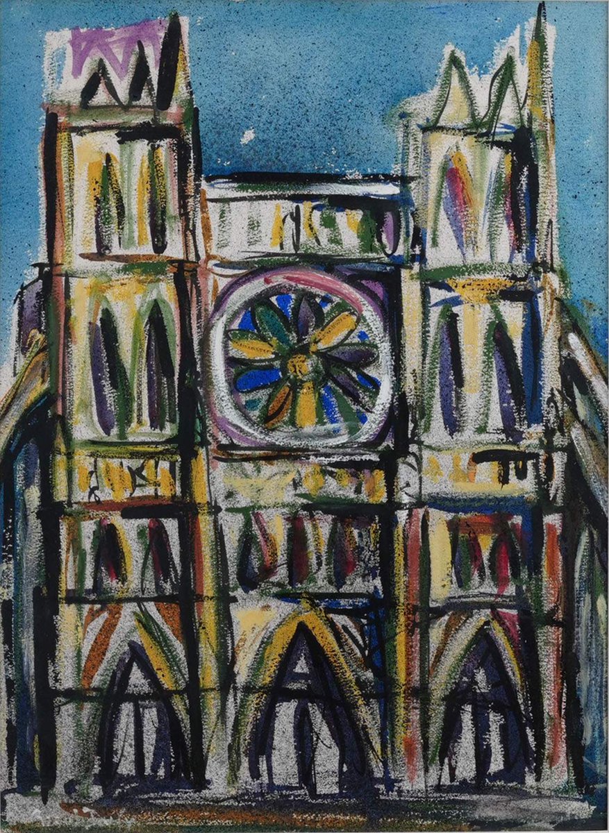 ArtGuideAlex's tweet photo. Notre-Dame #RaoulDufy https://t.co/N5mXJMsLqo