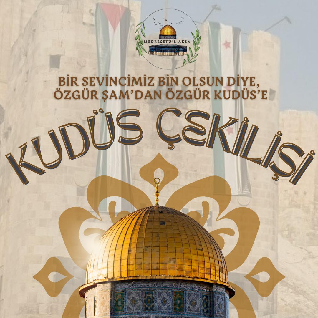 🧡Bir Sevincimiz Bin Olsun Diye
Özgür Şam'dan Özgür Kudüs'e

🦋Fetihlerde bayram yapardık İslam bir sevinçti kaplardı içimizi…

🕊️Çekiliş için yönlendirme mesaj kısmından yapılacaktır.