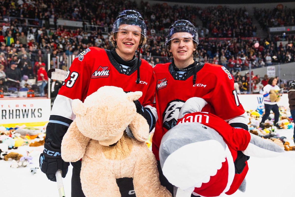 Fun fact: today is the first time since the 2006-07 season that the <a href="/pdxwinterhawks/">Portland Winterhawks</a> are guaranteed to have a new Teddy Bear Toss goal scorer.

Oddly enough, the Hawks played the Giants in that 2006 Teddy Bear Toss and it was one of the craziest endings in TBT history: 1-0 OT win.