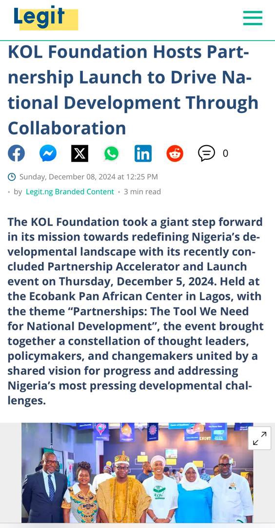 KolFoundation's tweet photo. Making Headlines Across Nigeria! 📰🌟  

#FOURTHxBMMF14 #isreal #kolfoundation #davido #Damascus #December #FULARS #Nigeria https://t.co/eNVB15LVvx