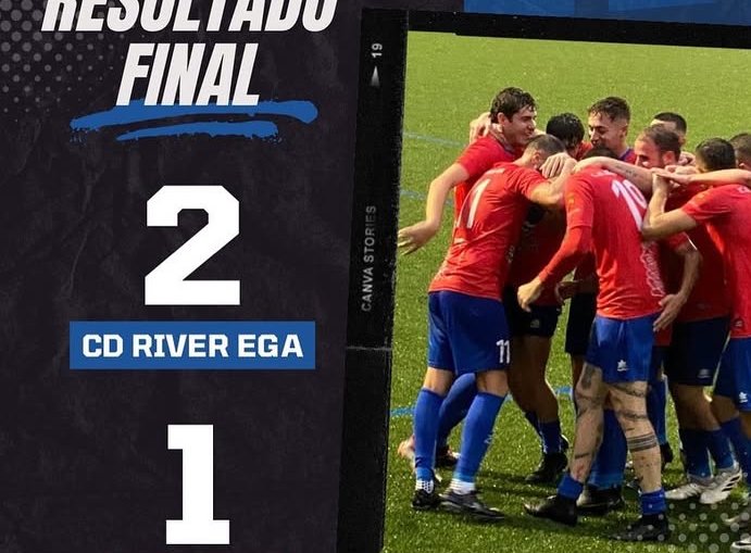 CDRiverEga1925's tweet photo. Sufridísima pero merecida victoria del 1er equipo ante un rival directo. 
✅ Alegría en el Andola.
@CDRiverEga1925 2
@CD_Aluvion 1
⚽ @rubenilloazcona
⚽ @eneko06416478 
#Desde1925
#SomosRiver https://t.co/4wVOjcEI0X