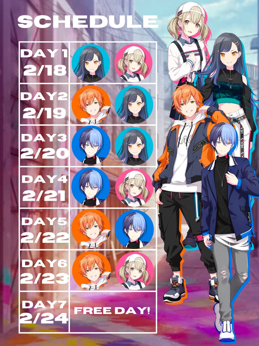 VBSShipWeek's tweet photo. #prsktwt
The information is finally here! #VBSShipWeek is back for a second year and will be from Feb 18-24 2025! 
Anyone can participate! Details in the pictures below. 
Let's have a very fun time :) 
(ES/Traditional CN/JP/KR translations in replies) https://t.co/L0idWgZmiD