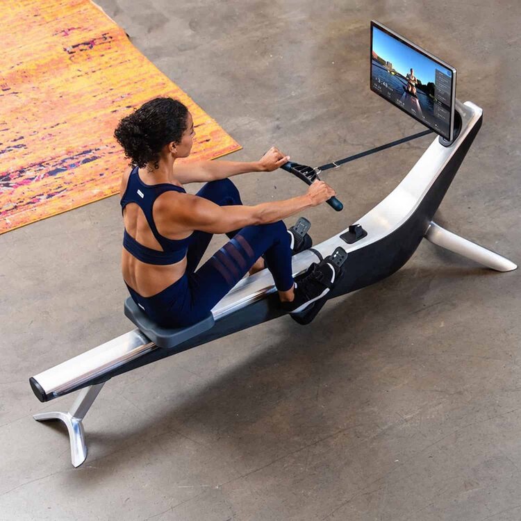 Best all body workout Rowing! Hydrow Pro great indoor rower to start using the best 20 minute workout for cardio and strength. details here maybeyesno.com/fitness-review…