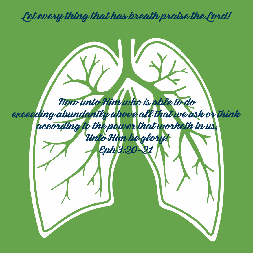 MotionWorksPT's tweet image. My lung transplant eval begins tomorrow!
To help w fundraising, we are selling these custom designed T-shirts that include my favorite encouraging Bible verse as I wait for transplant. Youth &amp;amp; adult sizes available for $30. DM to order.
gofund.me/5218af08
#newlungsnewlife