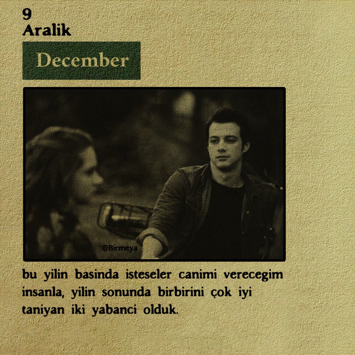 9 Aralık.