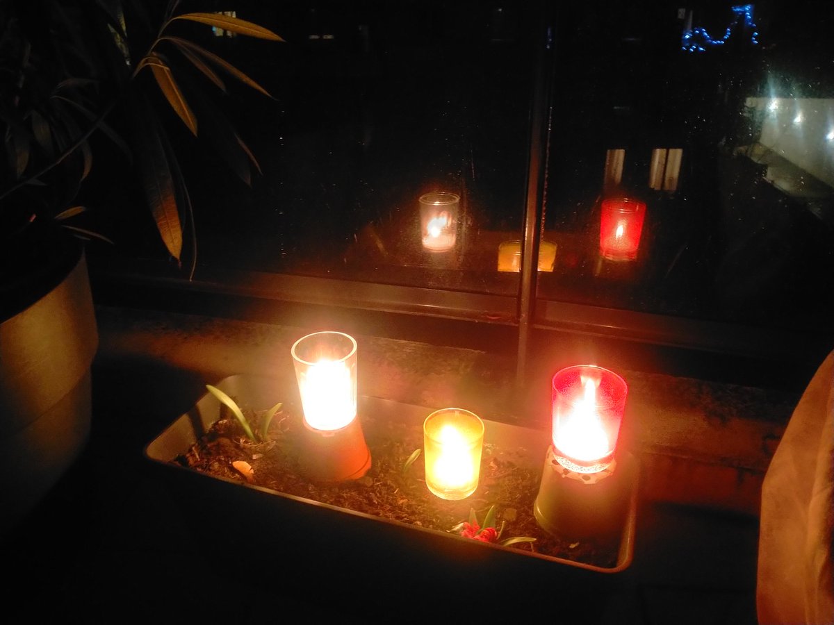 #8decembre #lumignons #Lyon Bonne fête à tous les Gones et à toutes les Fenottes. Mettez vos lampions sur vos fenêtres, allumez vos luminions et faites briller notre ville. Aujourd'hui c'est le jour de fête du peuple lyonnais 😁🦁🔴🔵👏☮️