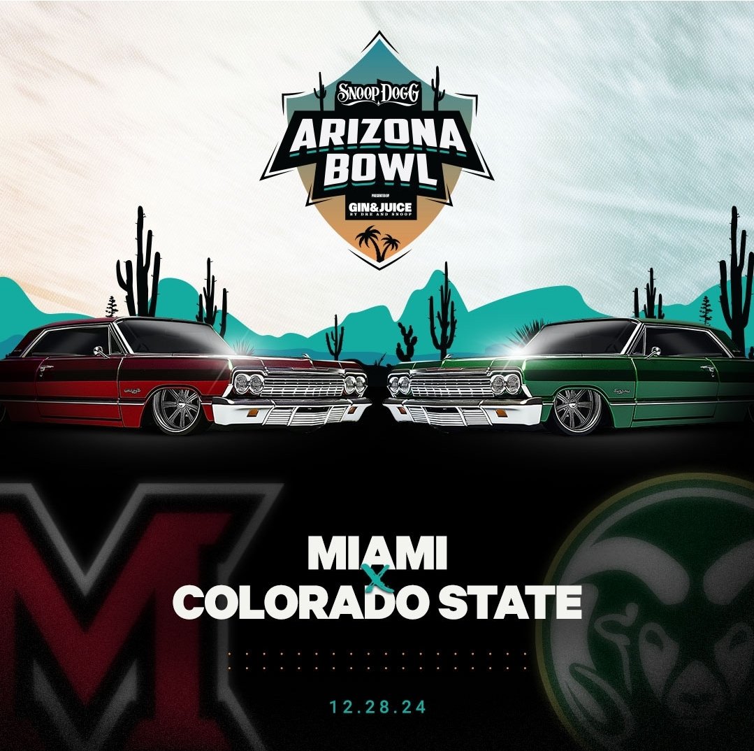 DHunn's tweet image. time! Let's go @MiamiOHFootball! Let's go @CSUFootball! LET'S GO @theARIZONABOWL!

Get tickets 🎟 venmo.com/u/LaMonte-Hunl…