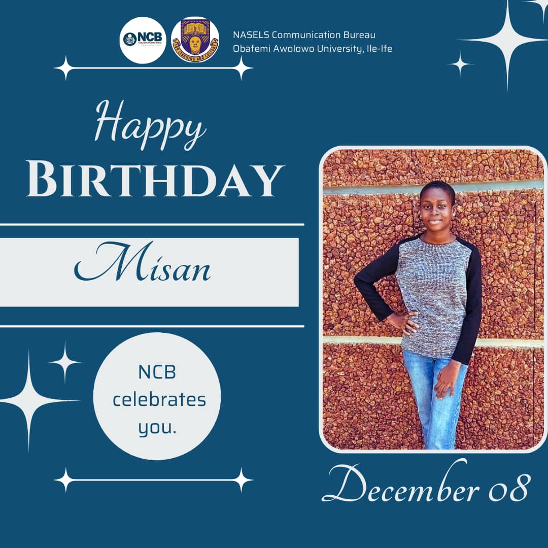 b_nasels's tweet photo. Hurray!!!🥳💃🏼🥳
We joyfully join our voices in oneness to say a super *HAPPY BIRTHDAY  to you, Misan.* 🥳🥳🥳

Cheers to a wonderful year and thrive more.🥂

©️ *NCBOAU*
 _...bridging the communication gap._ https://t.co/bkJtAXgUIy