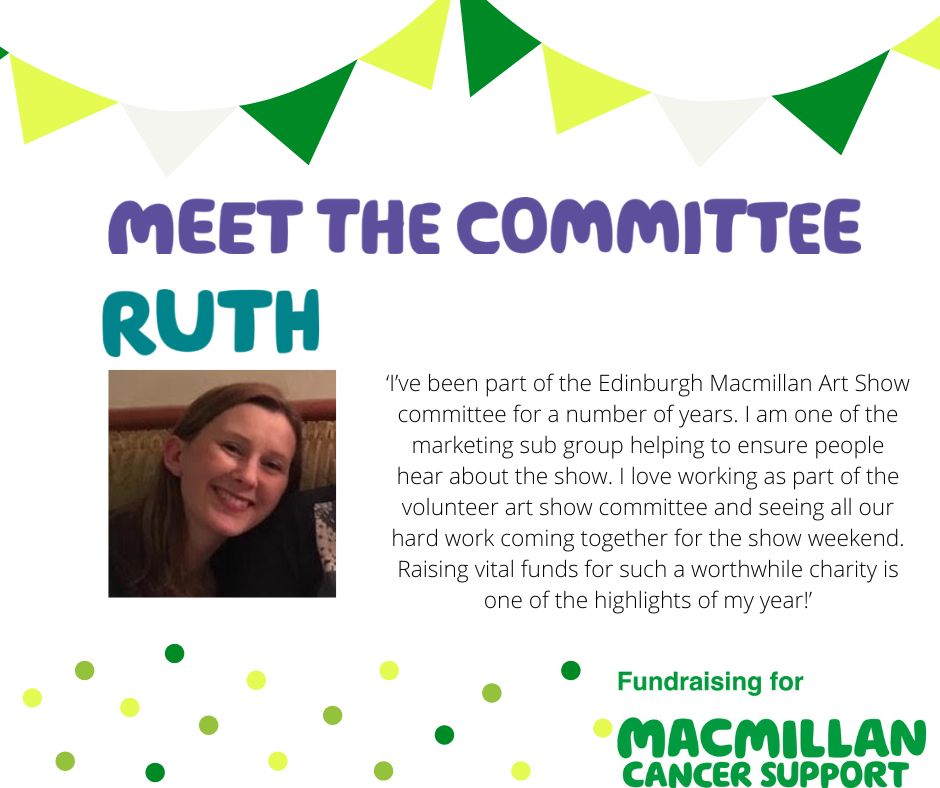 MacArtShow's tweet photo. Next up on the committee we have Ruth! Having been on the committee for 9 years, Ruth is part of the Marketing sub team and responsible for a whole manner of marketing related activities! Publicity, advertising, preview night organising, you name it, she does it! #marketing https://t.co/WWqpgSD04A