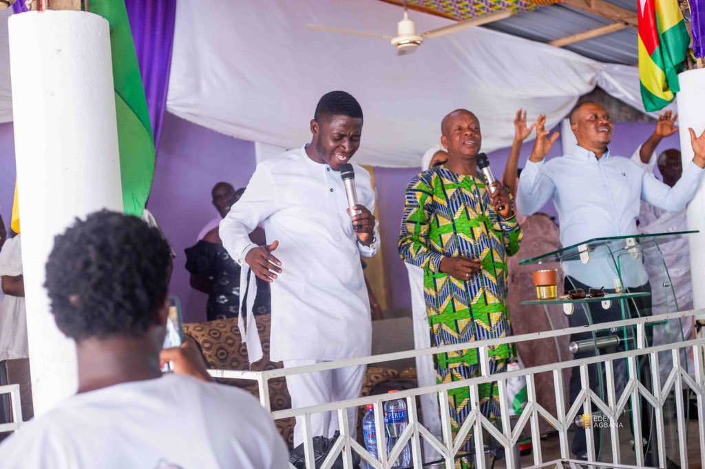 edemagbana's tweet photo. This morning, my team and I visited four churches to personally thank the pastors and their congregations for their steadfast prayers and support during the elections. 

These heartfelt visitations will continue on Sunday.

I am deeply grateful to God, for it is only by His grace and help that we were able to achieve this remarkable milestone. 

To Him be all the glory. 
God indeed is the lifter of men.

#ForwardTogether