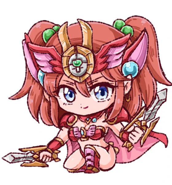 スマホ指描き バトラーの聖剣のアイラ