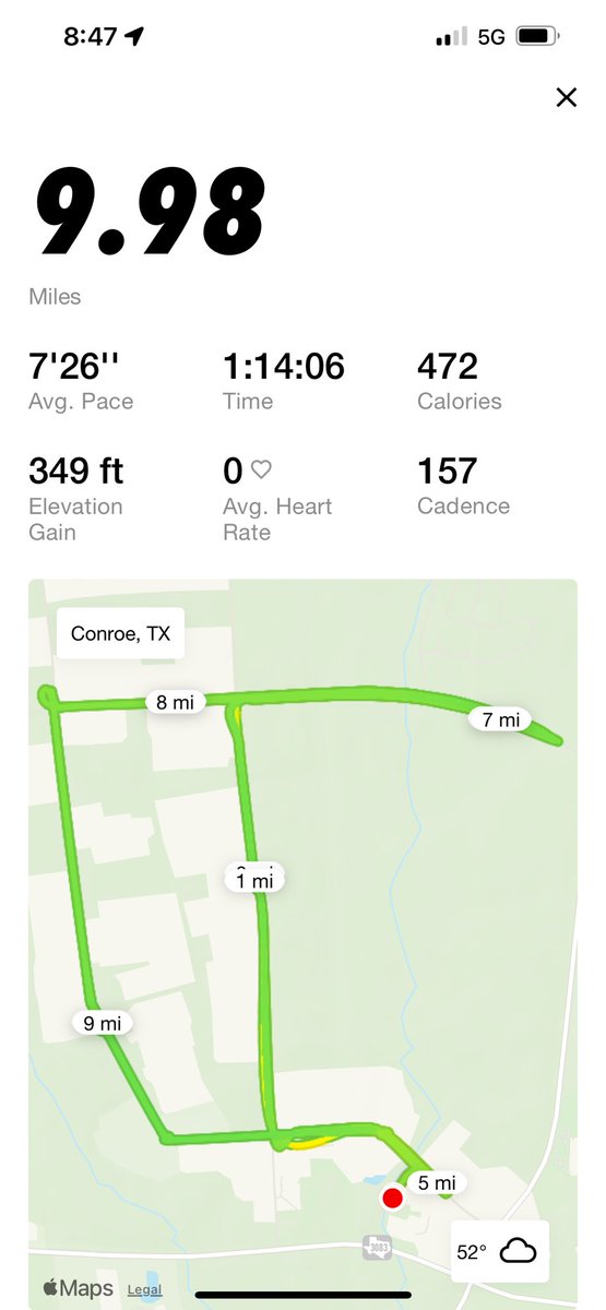 Ryreezy5's tweet image. Got to run my 1st 10 miles this morning with @MsCristall #runtx10 #nikerun