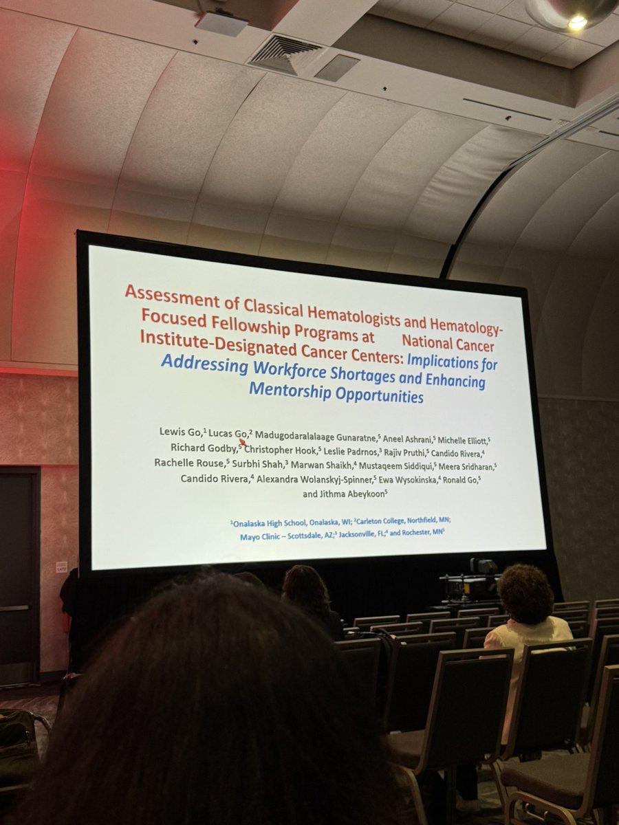 Alexandra Wolanskyj-Spinner MD (@apw01) on Twitter photo Congratulations to Lewis Go, presenting on the important topic of #classical # hematologist shortage <a href="/ASH_hematology/">ASH</a> <a href="/marklewismd/">Mark Lewis, MD, FASCO</a> <a href="/RichGodby/">Richard Godby</a> <a href="/JuliPerezBot/">Juliana Perez Botero MD (she/her) π</a> <a href="/CaThompsonMD/">Carrie Thompson, MD</a> β
 #mentorship is ποΈ Congratulations to Lewis Go, presenting on the important topic of #classical # hematologist shortage <a href="/ASH_hematology/">ASH</a> <a href="/marklewismd/">Mark Lewis, MD, FASCO</a> <a href="/RichGodby/">Richard Godby</a> <a href="/JuliPerezBot/">Juliana Perez Botero MD (she/her) π</a> <a href="/CaThompsonMD/">Carrie Thompson, MD</a> β
 #mentorship is ποΈ