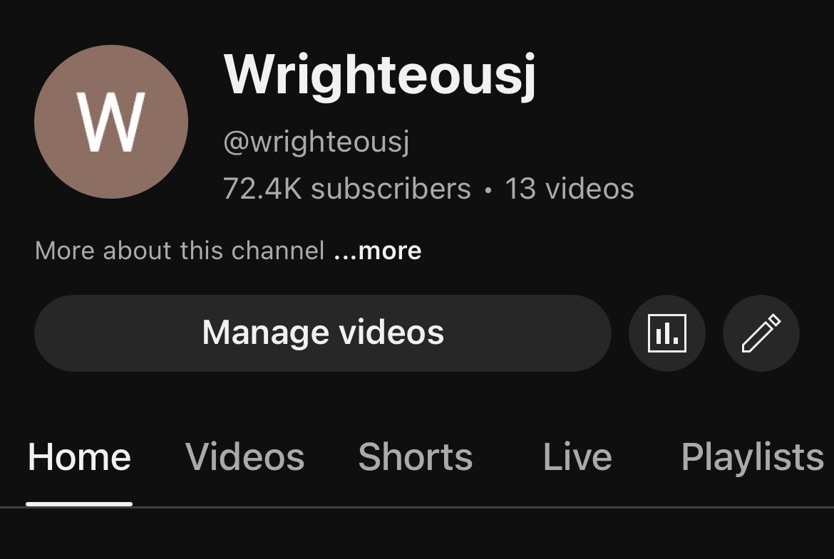 wrighteousj's tweet photo. WERE BACK! Thank you to the over 1000 Madness that tagged YT, commented, and spammed their account 😂 YOU ARE THE REASON

Note: I have to re-do the profile, make vids public, AND some older vids were lost (but we’ll make it a fun reupload!) LOVE OVER FEAR https://t.co/hrKazOvlO1