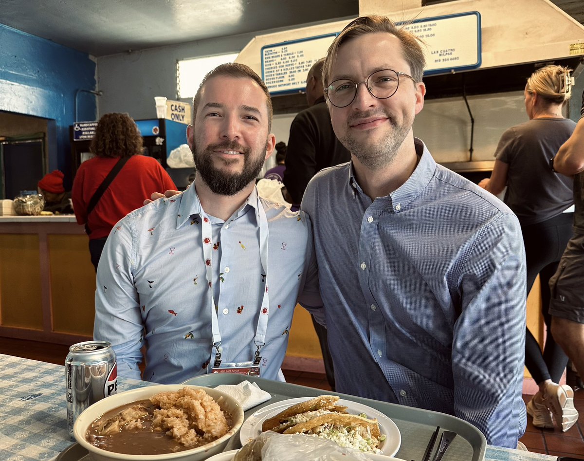 edeon's tweet image. #ASH2024 Highly recommend this place for lunch. Also, highly recommend the company @jchellmuth ❤️