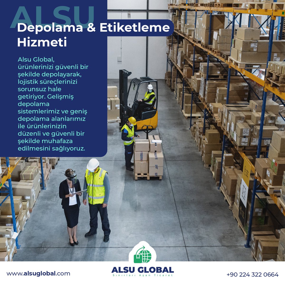 Depolama ve etiketleme süreçlerinizde düzen ve hız mı arıyorsunuz? Alsu Global olarak ürünlerinizi güvenle saklıyor, düzenli ve doğru bir şekilde etiketleyerek satışa hazır hale getiriyoruz. Lojistik işlerinizi kolaylaştırmak için buradayız! 📦✨